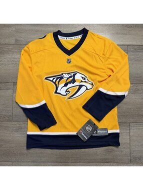 Nashville Predators Youth S/M Jersey Fanatics NWT NHL Hockey
